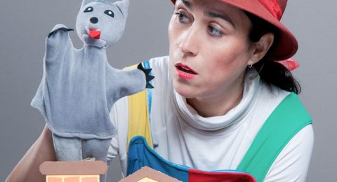 Cartel de KIDS & STORIES «The tree little pigs»