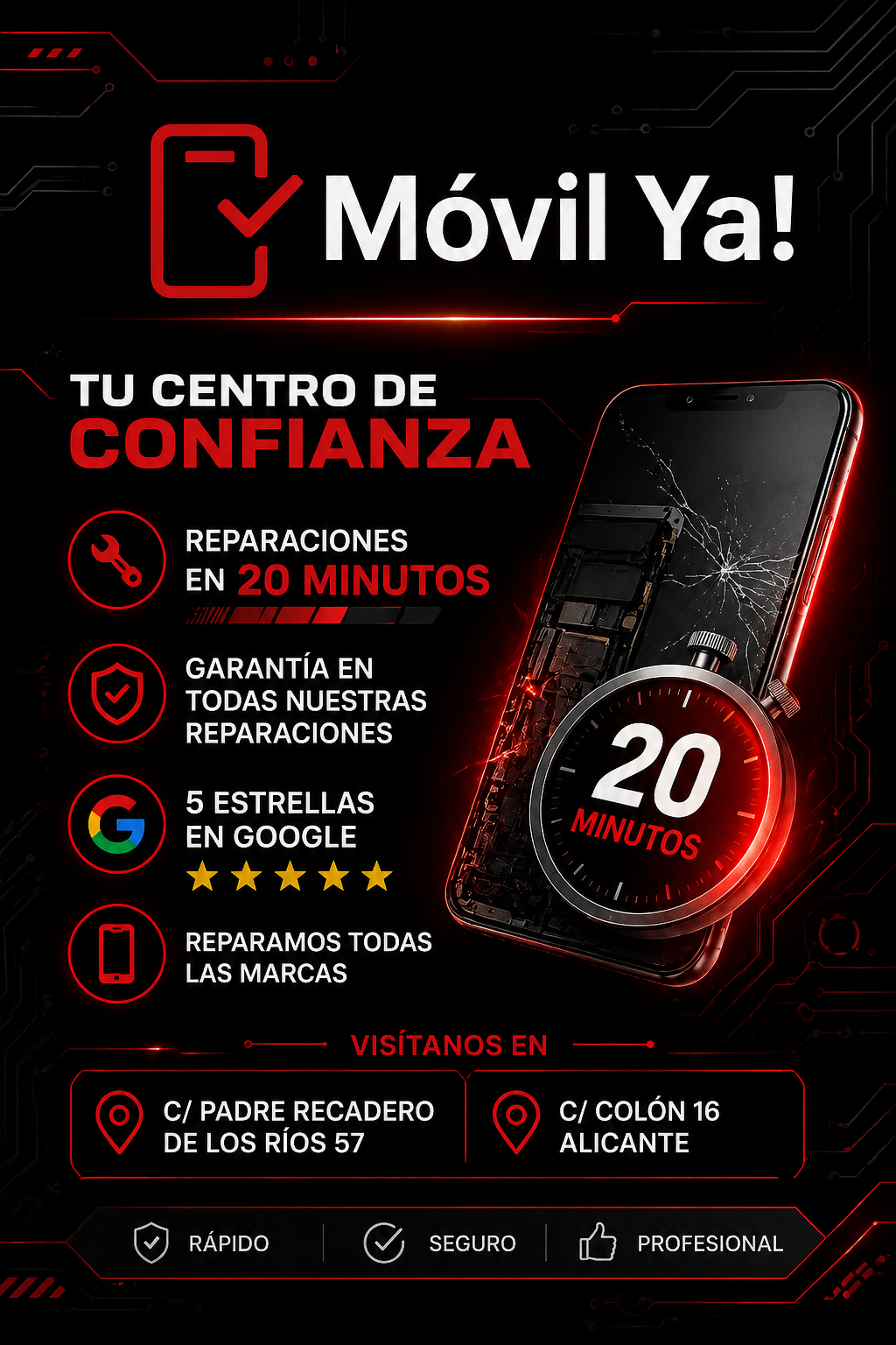 MovilYa! Express Repair - Reparaciones de móviles, tablets, videoconsolas y ordenadores en Alicante