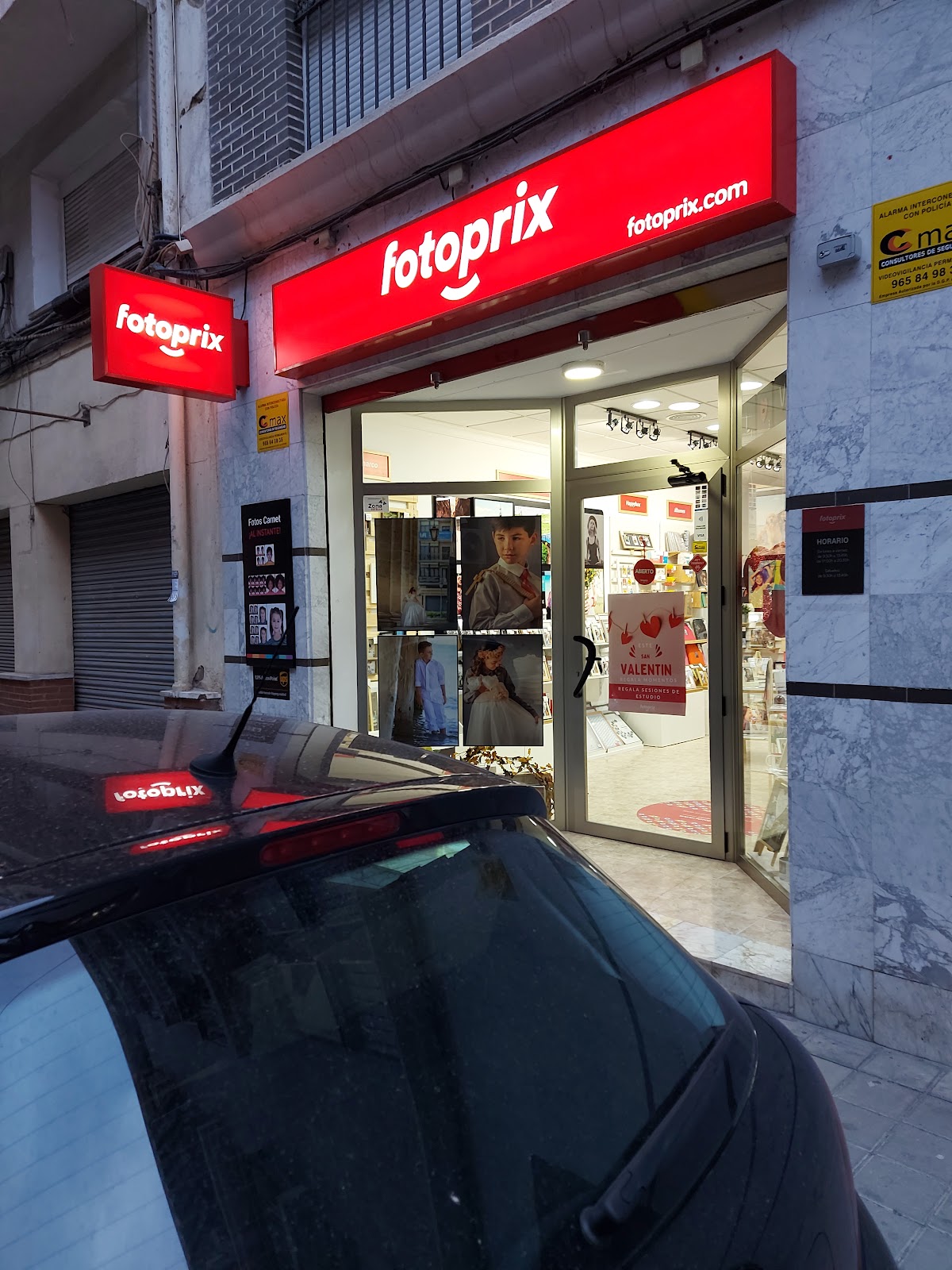 Tienda de fotografía Fotoprix Alicante