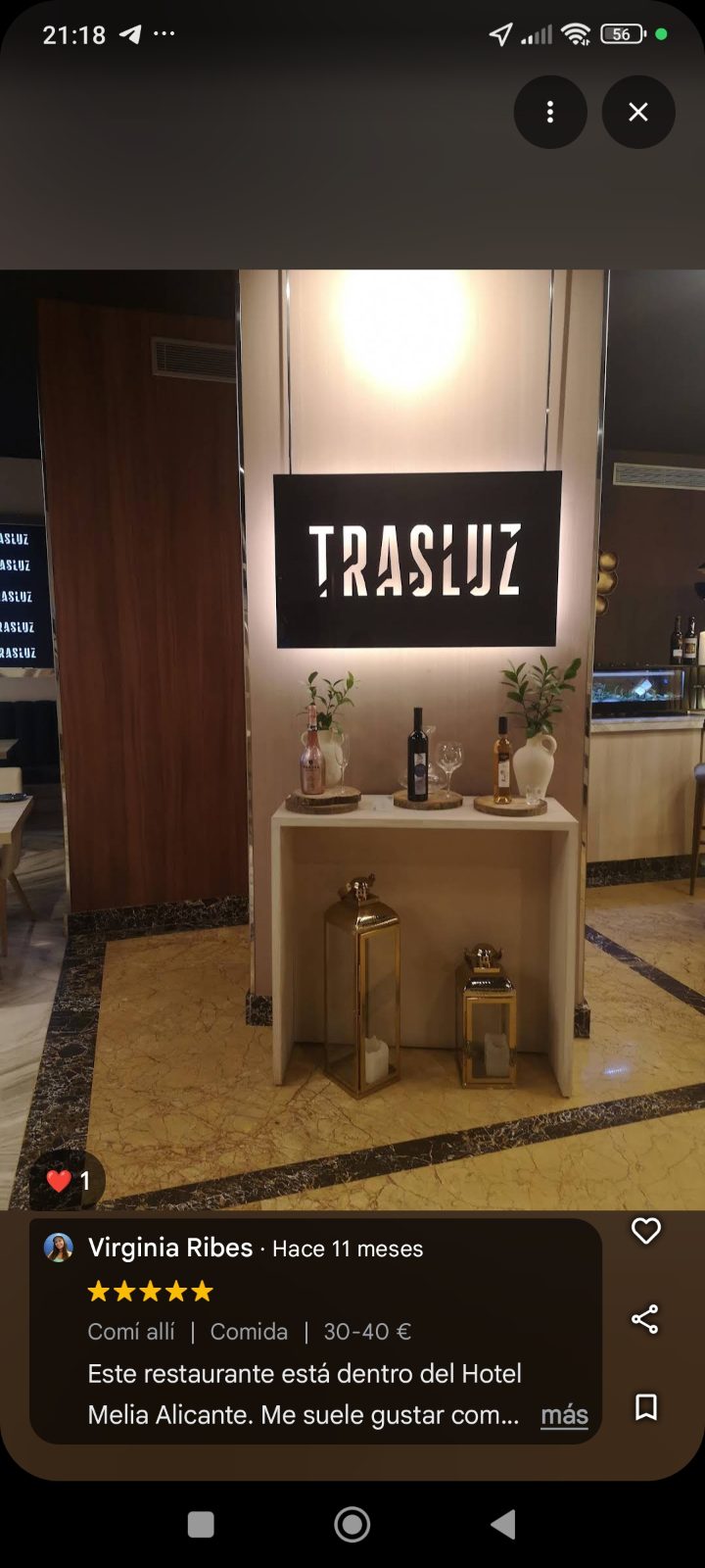 TRASLUZ RESTAURANTE