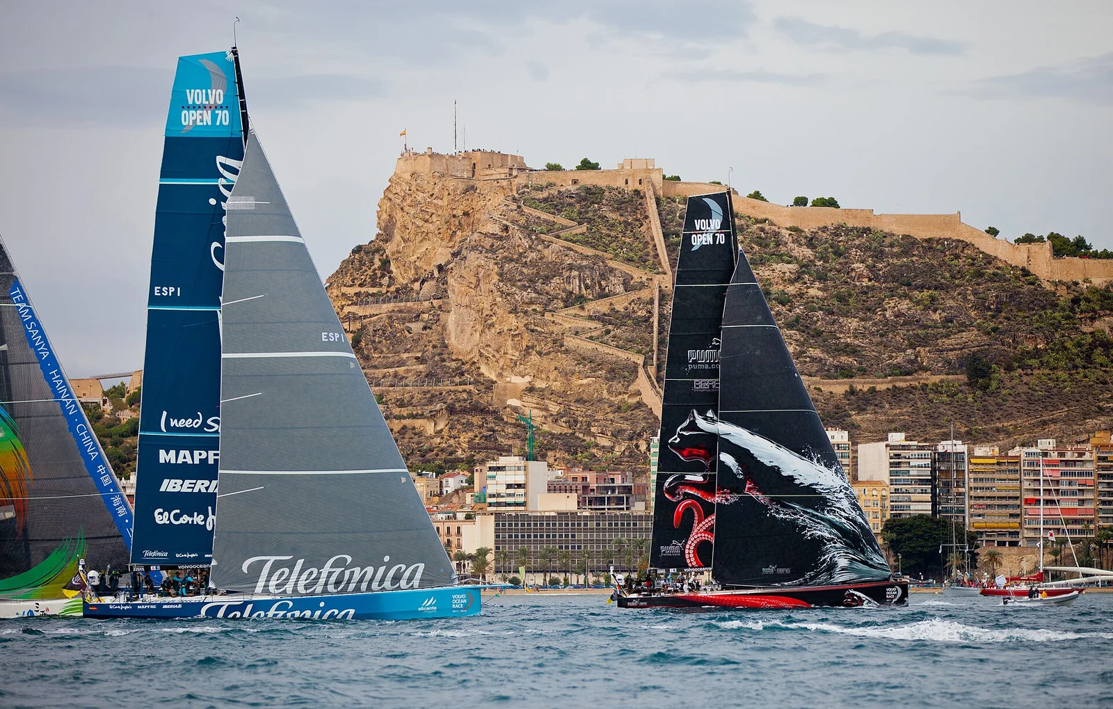 Volvo Ocean Race en el puerto de Alicante