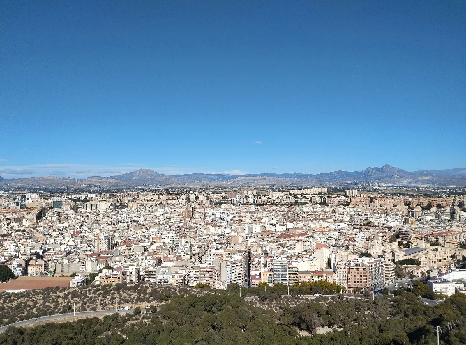 Vistas desde el Castillo de Santa Bárbara